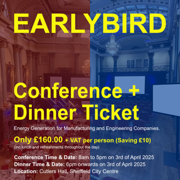 Earlybird Conference + Dinner Ticket - 3rd April 2025